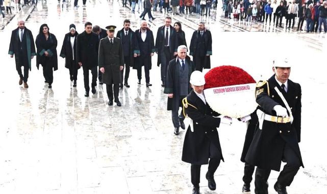 Erzurum Barosu'ndan Anıtkabir ziyareti