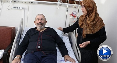 Erzurum'da kızının bağışıyla hayata tutundu