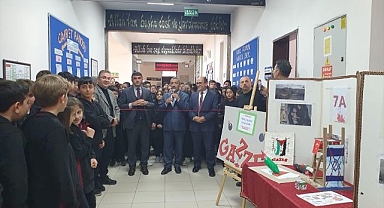Erzurum'da minikler Gazze için bir araya geldi