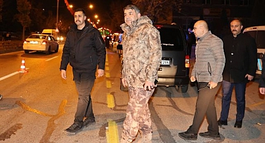 Erzurum'da polislerden denetim