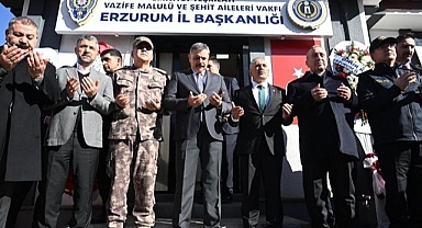 Erzurum'da şehit aileleri ve gazilere yeni hizmet binası   