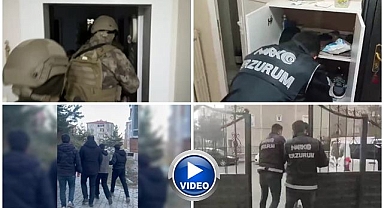 Erzurum'da torbacı operasyonu!