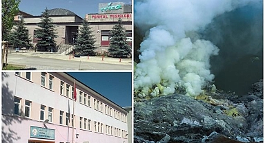 Erzurum'daki okul ve termal tesislerde sülfür alarmı:  Eğitim durdu, tesisler kapatıldı