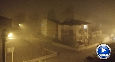 Erzurum kent merkezinde yoğun sis etkili oldu