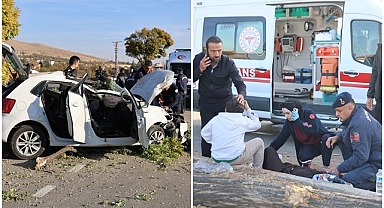 Feci kaza anne ve bebeğini hayattan kopardı!