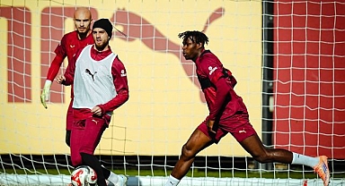 Galatasaray, Gençlerbirliği maçı hazırlıklarına devam etti