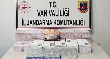 Gümrük kaçağı sigara ve malzeme ele geçirildi