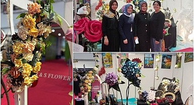  Hastalığı yenip, sanat yolculuğuna çıktı;Erzurum’u dev çiçeklerle süslüyorlar!