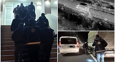 İHA destekli operasyon! Sahte belgelerle kaçış sonlandı!