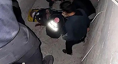 İnşaat işçisi asansör boşluğuna düştü!