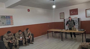 Jandarma personeline kaçak avcılıkla mücadele eğitimi