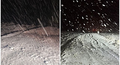 Kar yağışı ulaşımı felç etti!