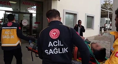 Kayganlaşan yolda şarampole yuvarlandı! Yaralılar var