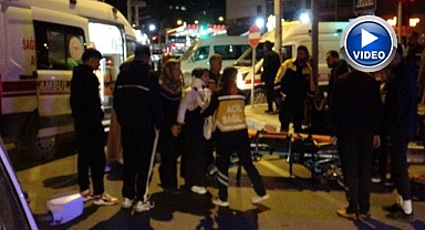 Kazaya karışan sürücü aracı bırakıp kaçtı!