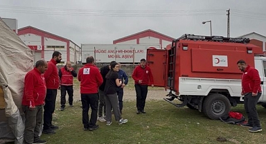 Kızılay ekiplerinden afet yönetimi
