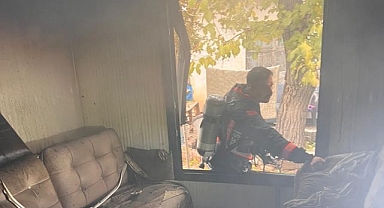 Konteyner yangını maddi hasara yol açtı!