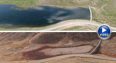 Kuraklık ve yetersiz yağışlar o gölü kuruttu