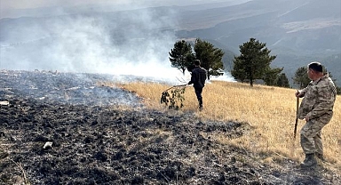 Ormanda çıkan örtü yangını korkuttu
