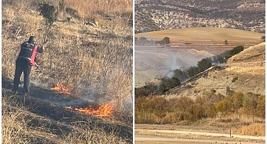 Ormanlık alanda yangın çıktı! Ekipler yardıma koştu