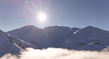 Palandöken'e sisle gelen güzellik 