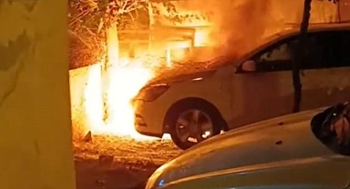 Park halindeyken alevlere teslim oldu