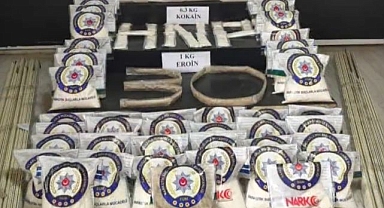 Polis takibi kilolarca uyuşturucuyu ortaya çıkardı!