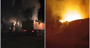 Samanlıkta çıkan yangın yürekleri ağza getirdi!