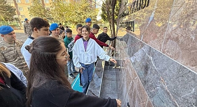 Şehitler çeşmesi yeniden aktı 