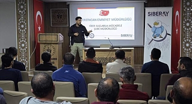 Siber suçlara karşı bilgilendirdiler