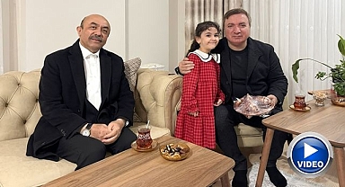 Sıcak buluşma: Minik kızın davetini kırmadı