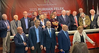 TGC Burhan Felek Basın Hizmet ödülleri verildi