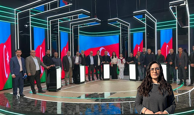 Türk gazeteciler Nahçıvan TV'yi ziyaret etti