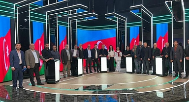 Türk gazeteciler Nahçıvan Devlet Televizyonu’nu ziyaret etti
