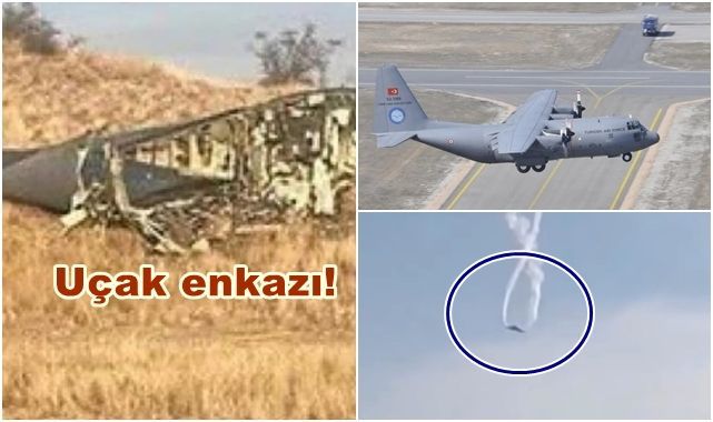 Türk uçağı Gürcistan'da düştü!
