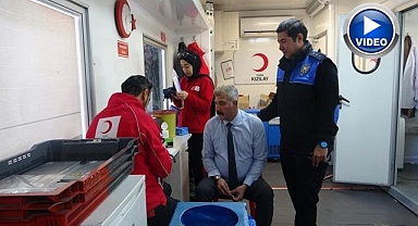 Türkiye ortalamasının üzerinde kan verdiler!