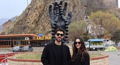 Ünlü oyuncu Oltu'da... Üstelik Erzurum'un eniştesi!