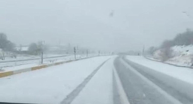 Yüksek kesimler beyaza büründü