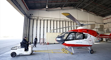 Ambulans helikopter 6 ildeki hastaların imdadına yetişiyor