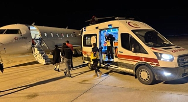 Ambulans uçak hasta bebek için havalandı