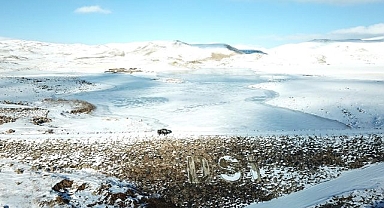  Baraj buzla kaplandı