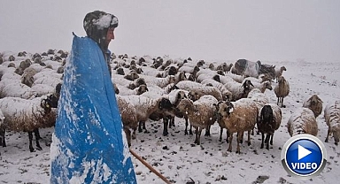 Besiciler karla mücadeleye devam ediyor