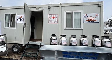 Boşalan konteynerler çobanlara ev oldu