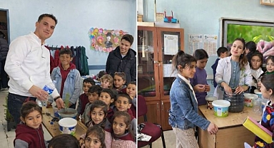 Doğa sevgisiyle fidan diktiler 