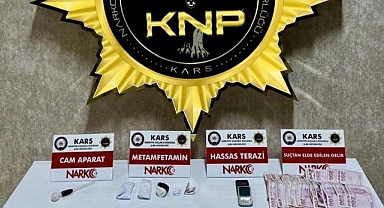 Durdurulan araçtan uyuşturucu çıktı!