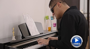 Engeli müzik yeteneğine 'engel' olamadı