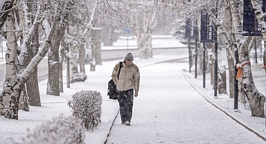 Erzurum beyaza büründü