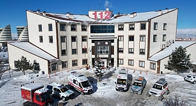 Erzurum'da 112 sağlık ekipleri kışa hazır