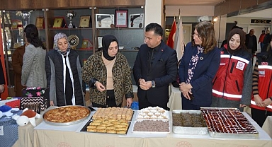 Erzurum'da el sanatları ve yemek sergisi