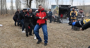 Erzurum'da engelleri doğa ile aştılar