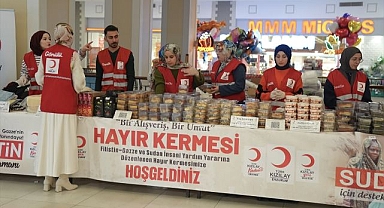 Erzurum'da Filistin için yardım kermesi 
